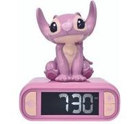 Réveil-veilleuse Lexibook Angel Disney Stitch 3 en 1 Rose