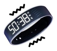 Réveil Vibrant De Poignet Bracelet Horloge Intelligente Numérique