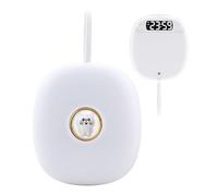 Réveil vibrant - Horloge silencieuse numérique pour les refroidisseurs lourds - La batterie mignonne pour chat déclenche l'alarme forte pour les refroidisseurs lourds, malentendants sourds