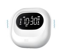 Réveil vibrant pour dormir profond, réveil à piles sous l'oreiller, vibration réglable, sans fil, double alarme, rétroéclairage, horloge numérique portable pour les malentendants