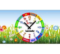 Réveille-matin coloré pour enfants, prairie fleurie, silencieux, dixtime 3DS-0432