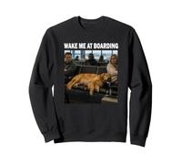 Réveille-Moi à l’embarquement Golden Retriever Voyage Sweatshirt