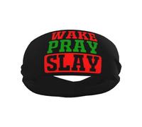 Réveille-Toi, Prie, Terrasse Noël Unisexe Serre Tete Séchage Rapide Headband Large Bandeau De Sport pour Fitness Running Entraînement Basketball