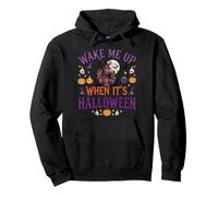 Réveillez-Moi Quand C'est la fête de la Saison hantée d'halloween Sweat à Capuche