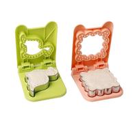 Réveillez Vos Matins Avec Plaisir : Apportez De La Au Petit-Déjeuner Familial Grâce À Notre Découpe-Sandwich Avec Sceau Intégré. Créez Formes Originales Comme Des Dinosaures Ou Des Motifs Den