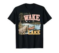 Réveillez-Vous au Bord du lac - Décor d'aventure T-Shirt
