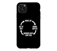Réveillez-Vous, Buvez Un café, Demandez-Vous Pourquoi J'Ai Fait ça... Café drôle Coque pour iPhone 11 Pro Max