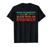 Réveillez-Vous Plus intelligemment avec Un ingénieur. Design Amusant T-Shirt