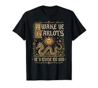 Réveillez-Vous, prostituées, il est Temps de pécher : drôles et sarcasmes médiévaux T-Shirt Graphique avec Valeur, Homme, Noir, M