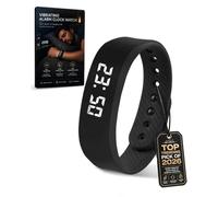 Réveils efficaces pour les dormeurs profonds Montre extrêmement vibrante pour personnes sourdes Bracelet Vibroband avec vibrations pour hommes Bracelet de poignet silencieux qui ne réveille pas