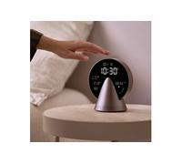 Lexon - Réveil radio & enceinte Bluetooth Conic Clock - Argenté