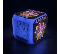 Réveils Veilleuse Kpop Demon Hunters LED Numérique Lampe, Lumière,Réveils pour Enfants,Table Bureau,Cadeau d'Anniversaire-Style 1