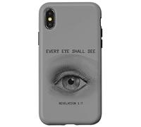 Revelation 1:7 Rapture & Second Coming Every Eye Shall See Coque pour iPhone X/XS
