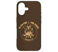 Revelation 3:15 Be on Fire for Jesus Christian Faith Camping Coque pour iPhone 17
