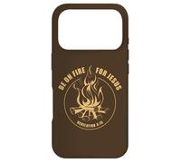 Revelation 3:15 Be on Fire for Jesus Christian Faith Camping Coque pour iPhone 17 Pro