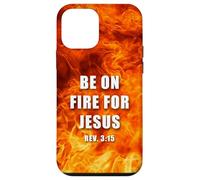 Revelation 3:15 Be on Fire for Jesus - Christian Revival Coque pour iPhone 12 Mini