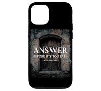 Revelation 3:20 Answer Before It's Too Late Evangelism Coque pour iPhone 12/12 Pro