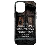 Revelation 3:20 I Stand at The Door and Knock - Jesus Quote Coque pour iPhone 12 Mini