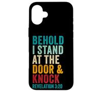 Revelation 3:20 I Stand at The Door and Knock - Jesus Quote Coque pour iPhone 16 Plus