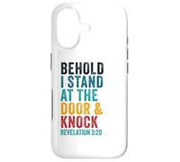Revelation 3:20 I Stand at The Door and Knock - Jesus Quote Coque pour iPhone 17