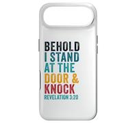 Revelation 3:20 I Stand at The Door and Knock - Jesus Quote Coque pour iPhone Air
