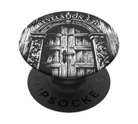 Revelation 3:20 I Stand at The Door and Knock - Jesus Quote PopSockets PopGrip Adhésif