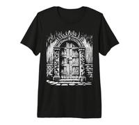Revelation 3:20 I Stand at The Door and Knock - Jesus Quote T-Shirt Haut de Gamme