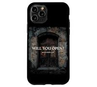 Revelation 3:20 I Stand at The Door and Knock, Will You Open Coque pour iPhone 11 Pro
