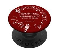 Revelation 4:8 Holy Holy Holy - Praise & Worship Christian PopSockets PopGrip Adhésif