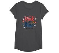 Révélation du Sexe Rose ou Bleu « We Love You Baby Celebration » T-Shirt, Fille, Chiné Foncé, XS