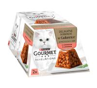Révélations GOURMET Morceaux délicats en gelée au saumon 2x57g