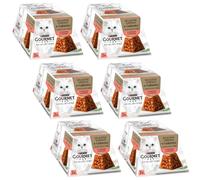 Révélations GOURMET Morceaux délicats en gelée au saumon 6x(2x57g)