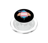 Révéler Le Drapeau transgenre PopSockets PopGrip pour MagSafe