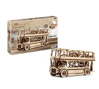 Revell Tiny Adventures 00618 - Modèle en bois à l'échelle 1/40 - Avec moteur à tirer et clé de démarrage - Longueur 23,2 cm