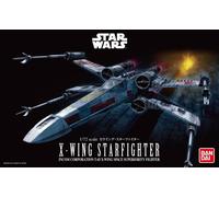 Revell (Bandai Original 01200 Star Wars X-Wing Starfighter (Luke Skywalker) Échelle 1:72 Non construit/pré-coloré/clipsé (sans Colle) Kit de modélisme en Plastique avec Base de présentation