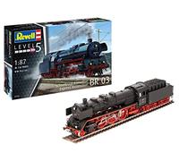Revell 02166 Locomotive Express Standard Classe 03 avec Tender échelle 1:87 Non construit/Non Peint en Plastique