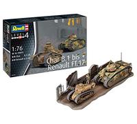 Revell 03278 Maquette de Char B.1 BIS & Renault FT. 17, Échelle 1/76