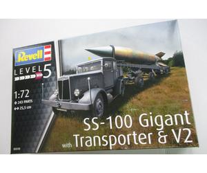 Revell 03310 1:35 SS-100 Gigant with Transporter & V2 Neuf Emballage D'Origine