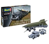 Revell 03310 Maquette de Fusée V2 et Transporteur SS100 Giant, Échelle 1/72