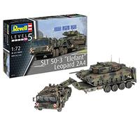 Revell 03311 Maquette de Chars Militaires à Construire SLT 50-3 "Elephant & Leopard 2A4, échelle 1/72, Camouflage