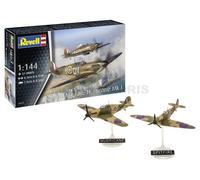 REVELL 03771 1/144 Spitfire Mk.Ia & Hawker Hurricane Mk.I