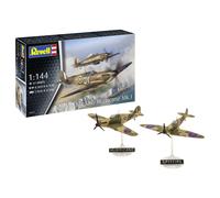 REVELL 03771 MAQUETTE AVION SUPERMARINE SPITFIRE MK.IA & HAWKER HURRICANE MK.I 1