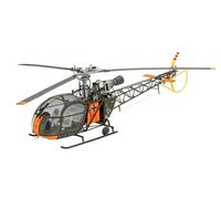 Revell Maquette I Alouette II I Kit de construction I Échelle 1:32 I 191 pièces I Kit de bricolage à partir de 12 ans I Modèle détaillé au design authentique I Hélicoptère, Molded Color