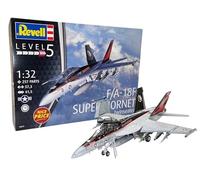 Revell 03847 F/A-18F Super Hornet 1:32 Scale Model kit Véhicule Maquette, 3847, Non Verni, Mittel
