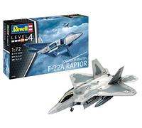 Revell Maquette d'avion Lockheed Martin F-22A Raptor 1/72 Plastique à monter non peinte 03858