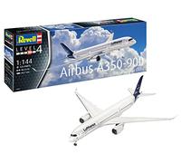 Revell Maquette d'avion Airbus A350-900 Lufthansa Échelle 1/144 Blanc
