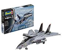 Revell Maquette F-14D Super Tomcat - Échelle 1/72 - 26 cm - Gris G