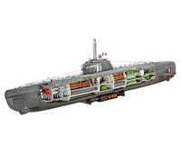 REVELL 05078 U-BOAT TYP XXI U 2540 &INTERIEUR MAQUETTE REVELL 1/144