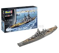 REVELL 05183 1/1200 Kit Navire De Guerre USS New Jersey