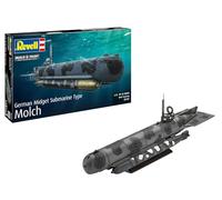 Revell 05187 German Midget Submarine Type Molch Échelle 1:72 - Maquette en plastique non construit/non peint